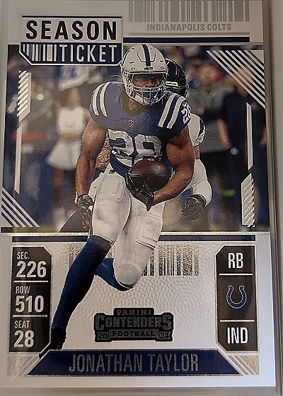 2024 Panini Contenders Season Ticket #43 Jonathan Taylor — front