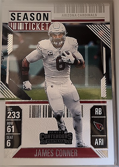 2024 Panini Contenders Season Ticket #2 James Conner — front