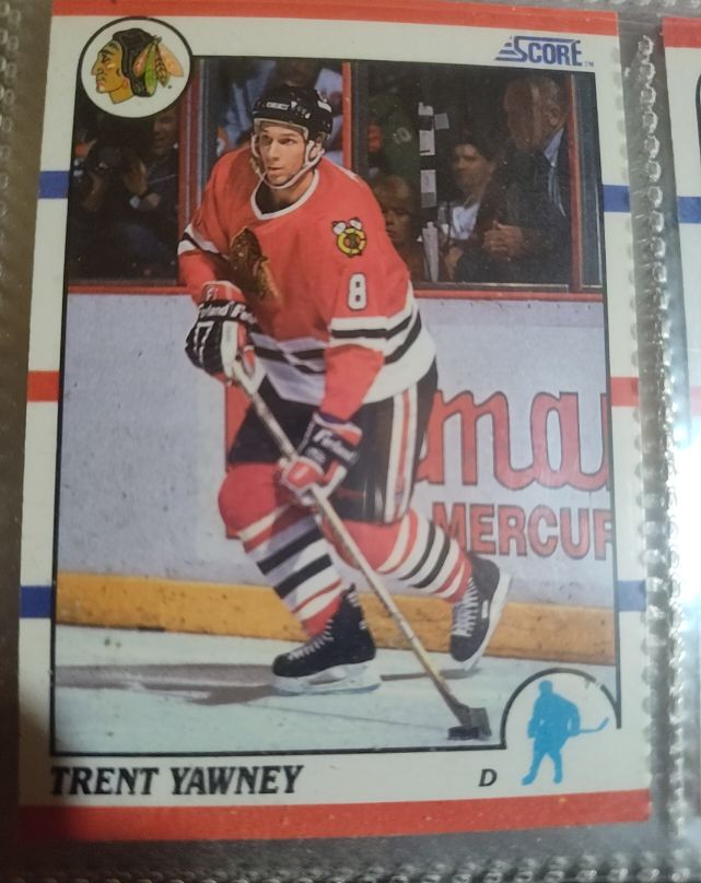 1990-91 Score #292 Trent Yawney — front