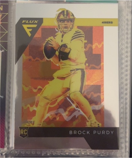 2022 Panini Chronicles Flux Rookies #FX-2 Brock Purdy — front