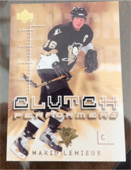 2004-05 Upper Deck Clutch Performers #CP7 Mario Lemieux — front