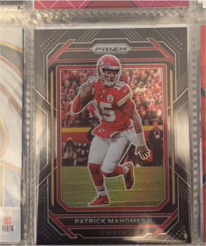 2022 Panini Chronicles Prizm Black #PB-3 Patrick Mahomes II — front
