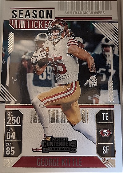 2024 Panini Contenders Season Ticket #85 George Kittle — front