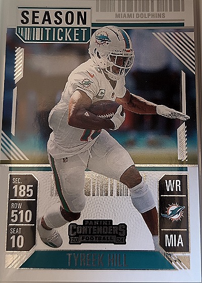 2024 Panini Contenders #62 Tyreek Hill Season Ticket — front