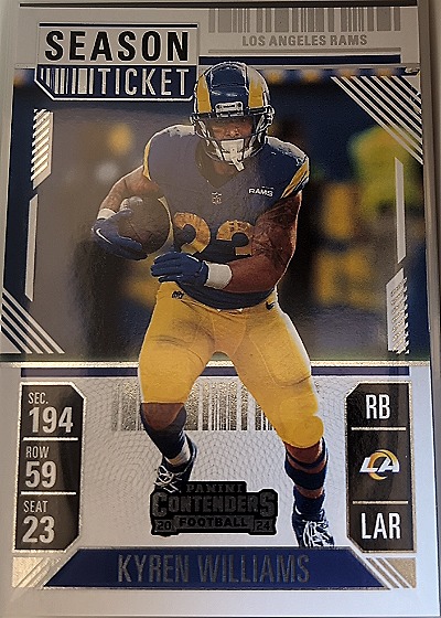 2024 Panini Contenders Season Ticket #60 Kyren Williams — front