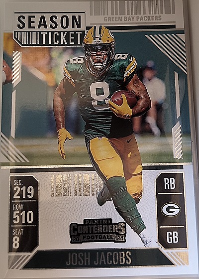 2024 Panini Contenders #35 Josh Jacobs — front