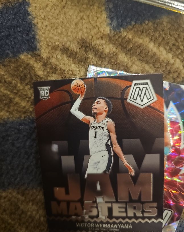 2023-24 Panini Mosaic Jam Masters #3 Victor Wembanyama Rookie — front