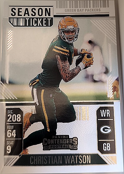 2024 Panini Contenders #36 Christian Watson — front