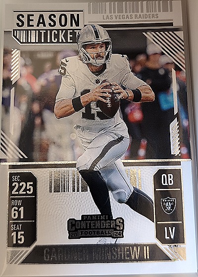 2024 Panini Contenders #53 Gardner Minshew II — front