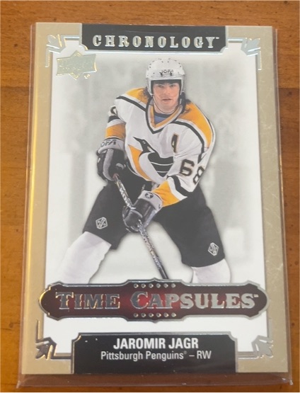 2018-19 Upper Deck Chronology Time Capsules #TC-49 Jaromir Jagr — front