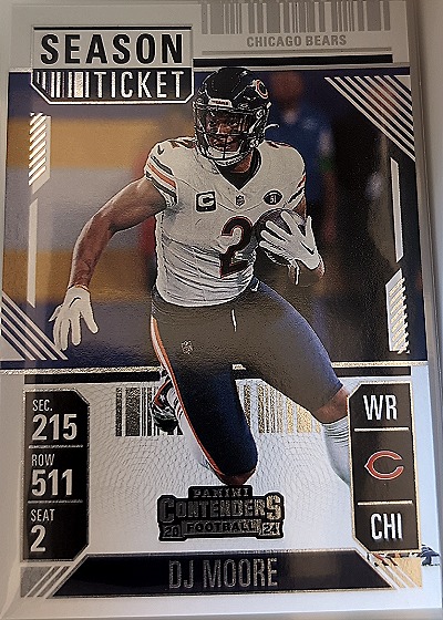 2024 Panini Contenders #18 DJ Moore — front