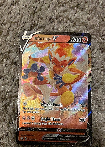 Pokémon TCG Sword & Shield Promo #SWSH252 Infernape V — front