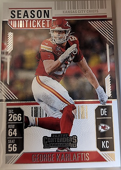 2024 Panini Contenders #51 George Karlaftis — front