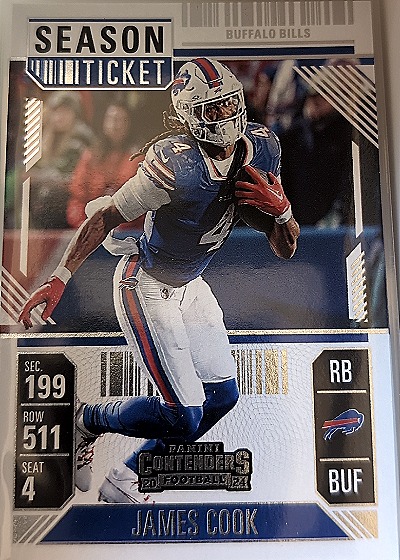 2024 Panini Contenders #10 James Cook — front