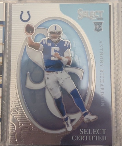 2023 Panini Select #CRO-ARI Anthony Richardson Select Certified Rookies — front