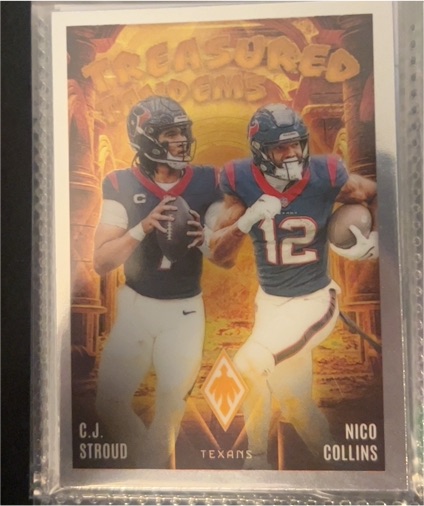 2024 Panini Phoenix #TT-HOU C.J. Stroud / Nico Collins Treasured Tandems — front