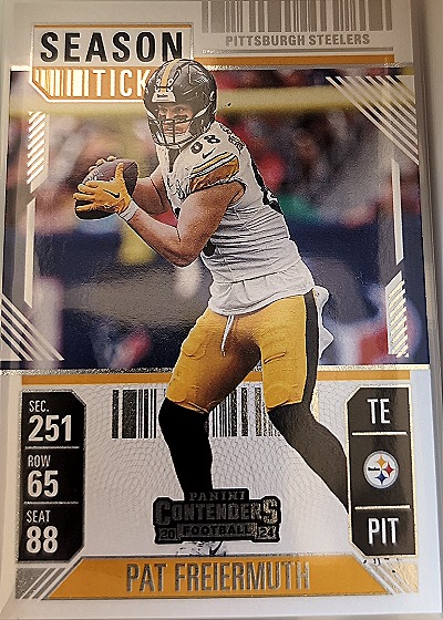 2024 Panini Contenders Season Ticket #84 Pat Freiermuth — front