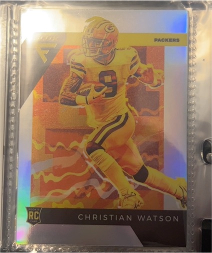 2022 Panini Chronicles Flux Rookies #FX-8 Christian Watson — front