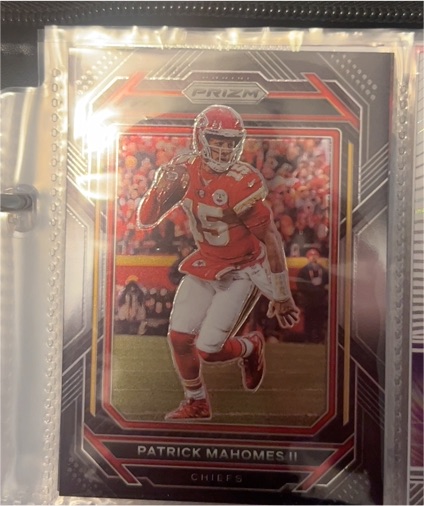 2022 Panini Chronicles Prizm Black #PB-3 Patrick Mahomes II — front