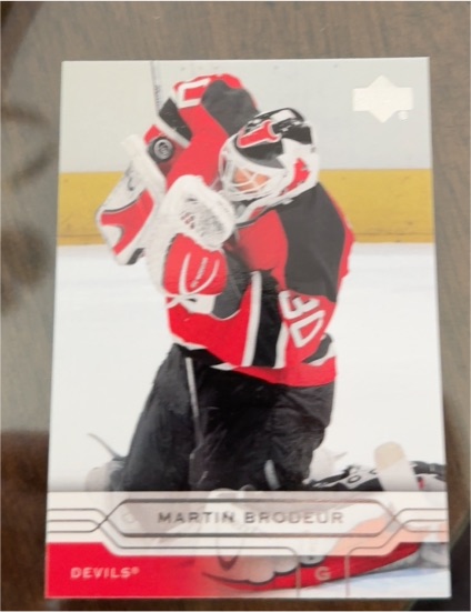 2004-05 Upper Deck #107 Martin Brodeur — front
