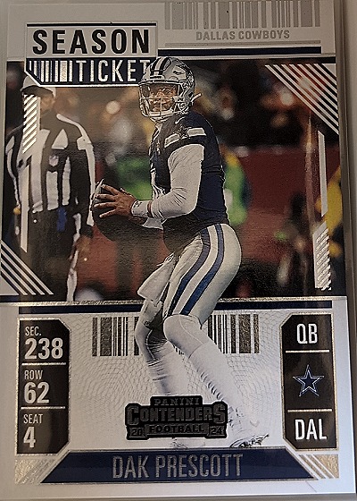 2024 Panini Contenders #25 Dak Prescott — front