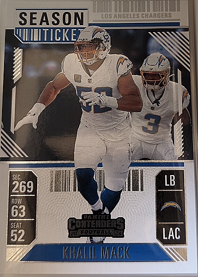 2024 Panini Contenders Season Ticket #57 Khalil Mack — front