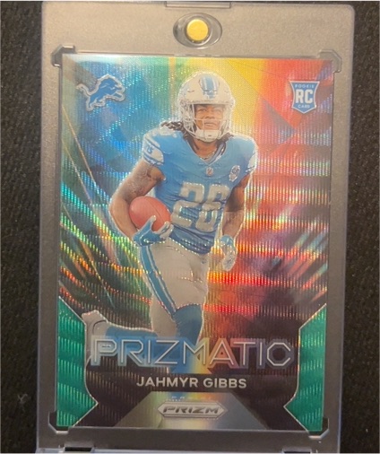 2023 Panini Prizm Prizmatic #20 Jahmyr Gibbs — front