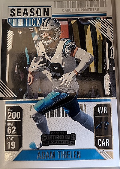 2024 Panini Contenders #15 Adam Thielen — front