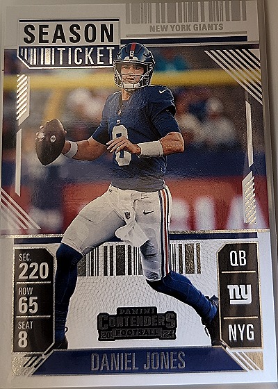 2024 Panini Contenders Season Ticket #73 Daniel Jones — front