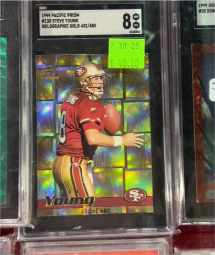 1999 Pacific Prism #130 Steve Young — front