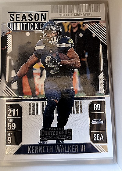 2024 Panini Contenders Season Ticket #89 Kenneth Walker III — front