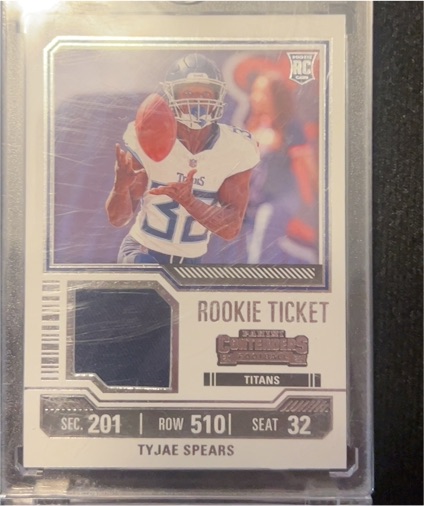 2023 Panini Contenders Rookie Ticket #TS36 Tyjae Spears — front