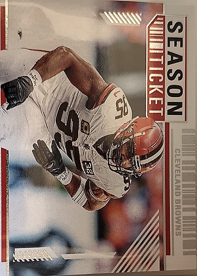 1990 Pro Set #595 Timothy Brown — front