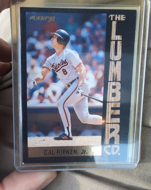 1992 Fleer The Lumber Company #7 Cal Ripken Jr. — front