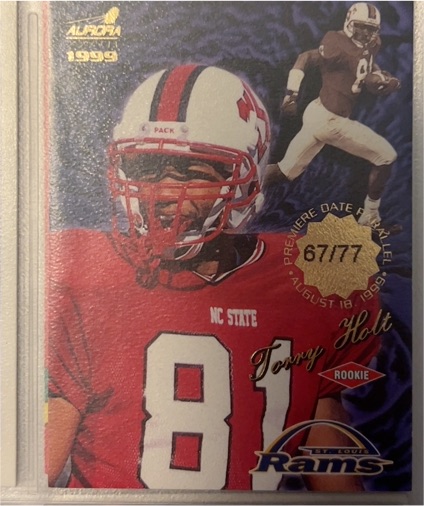 1999 Pacific Aurora #121 Torry Holt Rookie Card — front