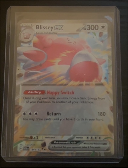2024 Pokemon TCG Twilight Masquerade #134 Blissey ex — front