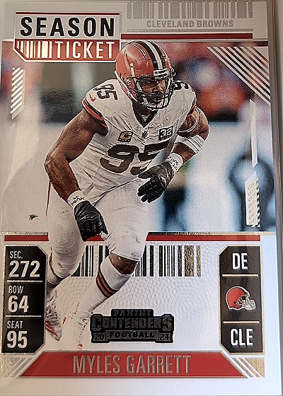 2024 Panini Contenders Season Ticket #24 Myles Garrett — front