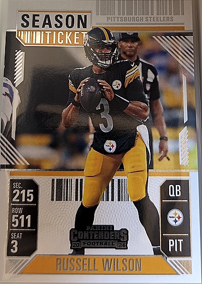 2024 Panini Contenders Season Ticket #82 Russell Wilson — front