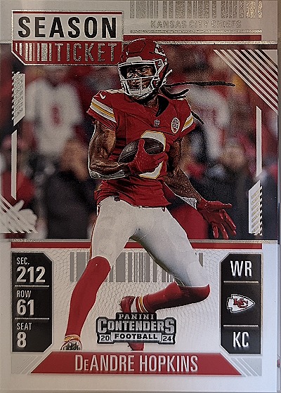 2024 Panini Contenders Season Ticket #97 DeAndre Hopkins — front