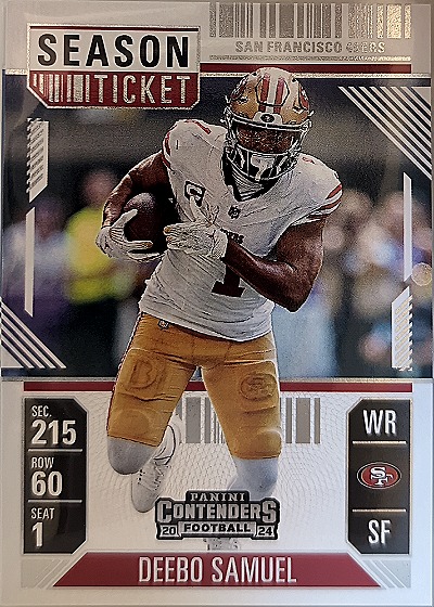 2024 Panini Contenders #87 Deebo Samuel — front