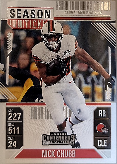 2024 Panini Contenders #23 Nick Chubb — front
