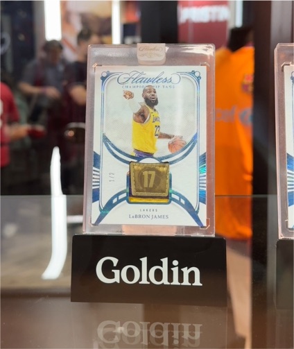 2023 Panini Flawless Championship Tags #17 LeBron James — front