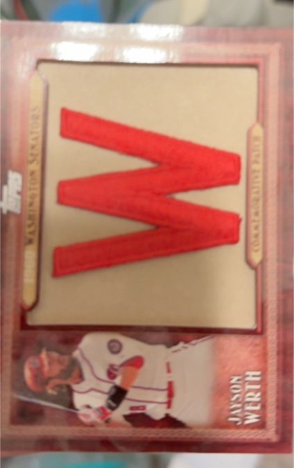 2011 Topps Throwback Manufactured Patch #TLMP-JWR Jayson Werth — front