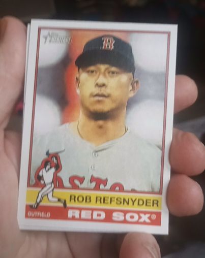 2025 Topps Heritage #213 Rob Refsnyder — front