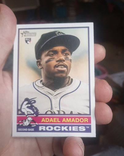 2025 Topps Heritage #61 Adael Amador — front