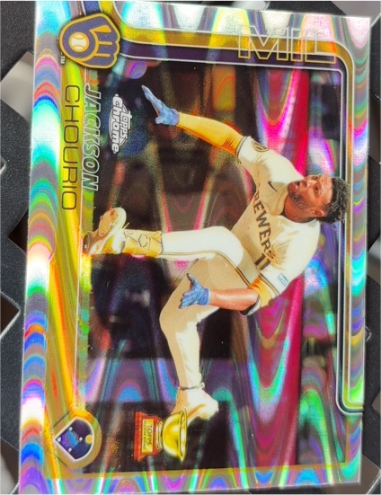 2025 Topps Chrome #262 Jackson Chourio — front