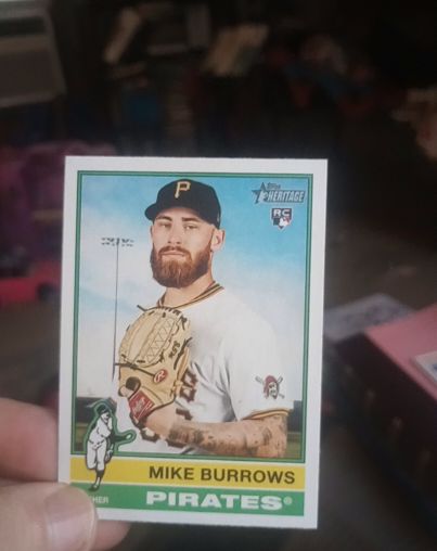 2025 Topps Heritage #328 Mike Burrows — front