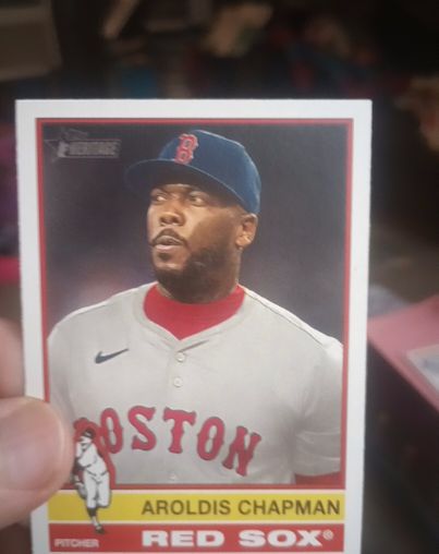 2025 Topps Heritage #24 Aroldis Chapman — front