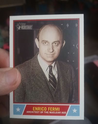 2025 Topps Heritage Notable Americans #NS-64 Enrico Fermi — front