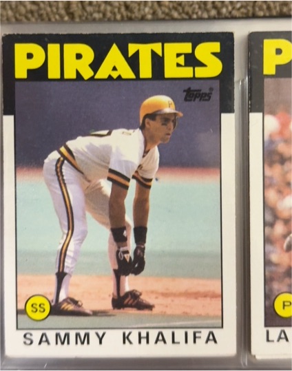 1986 Topps #316 Sammy Khalifa — front